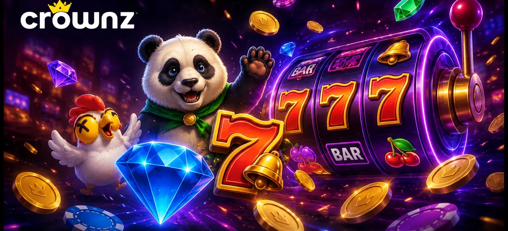 Crownz Casino banner